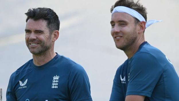 James Anderson and Stuart Broad