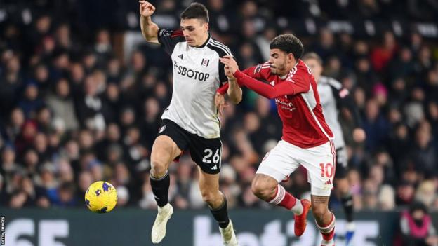 Joao Palinha in action for Fulham