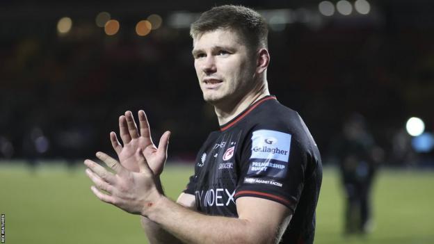 Owen Farrell will leave Saracens at the end of the season