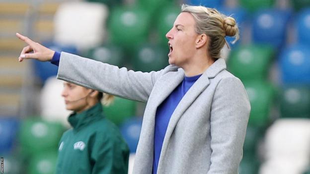 Tanya Oxtoby did not travel with the rest of the Northern Ireland squad on Sunday